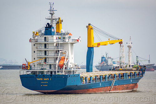 tanto sakti i general cargo ship, boat, cargo ship, crane, madura strait, merchant ship, mooring, ship cranes, surabaya