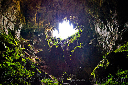 the fairy cave near kuching (borneo), backlight, bau, borneo, cave mouth, caving, fairy cave, malaysia, natural cave, spelunking