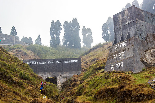 the only easy day was yesterday - army training ground (india), concrete, indian army, military, training ground, west bengal