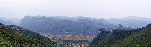 tình túc (tinh tuc) tin mine area landscape - vietnam, landscape, mountains, open pit mine, open pit surface mine, open-cut mine, opencast mine, panorama, photo stitching, strip mine, tin mine, tinh tuc, tình túc