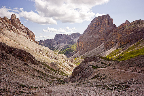 trail to rifugio principe, alps, dolomites, dolomiti, hiking, landscape, mountaineering, mountains, trail, trekking, via ferrata