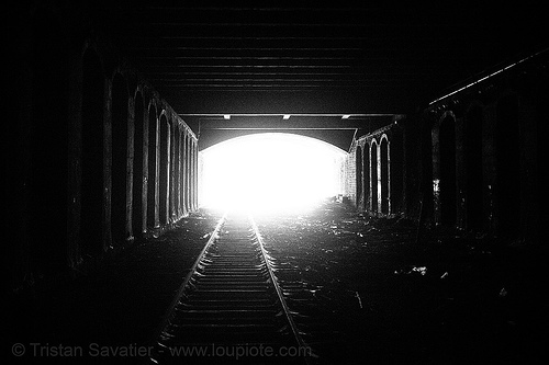 train tunnel - petite ceinture - abandoned underground railway (paris, france), railroad tracks, railway tracks, railway tunnel, trespassing