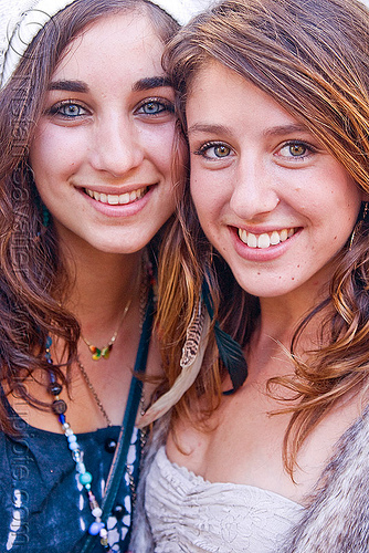 two women - burning man decompression party (san francisco), julia, women