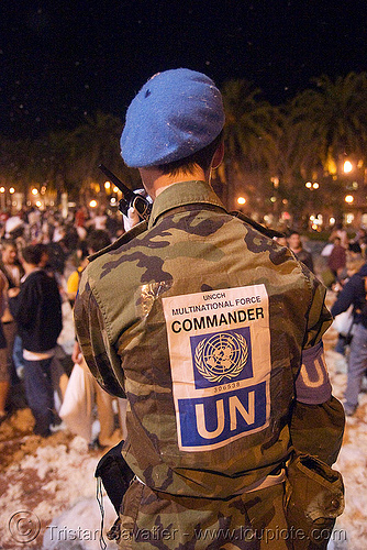 UN observers at the great san francisco pillow fight 2008, down feathers, edw-lynch, evan wagoner-lynch, multinational force, night, pillows, un observers, uncch, united nations, world pillow fight day