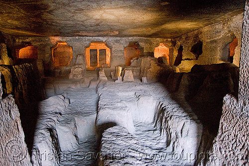 unfinished cave - ajanta caves - ancient buddhist temples (india), ajanta caves, buddhism, cave, rock-cut, unfinished