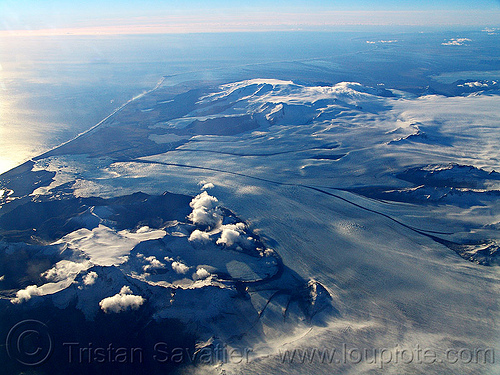 vatnajökull glacier and jökulsárlón lake (iceland), aerial photo, breiðamerkurjökull, coast, glacial lake, glacier, ice, iceland, jokulsarlon, jökulsárlón, landscape, ocean, sea, seashore, vatnajokull, vatnajökull