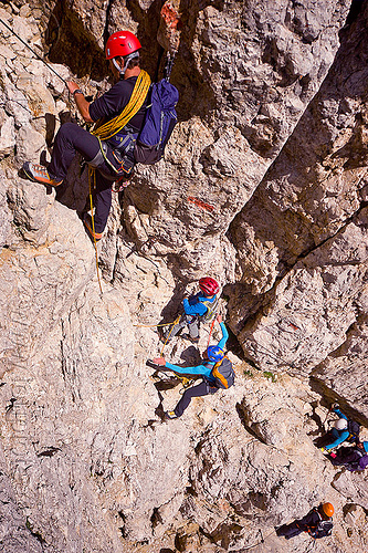 via ferrata del passo santner - dolomites, alps, climbers, dolomites, dolomiti, ferrata santner, mountain climbing, mountaineer, mountaineering, mountains, rock climbing, via ferrata del passo santner