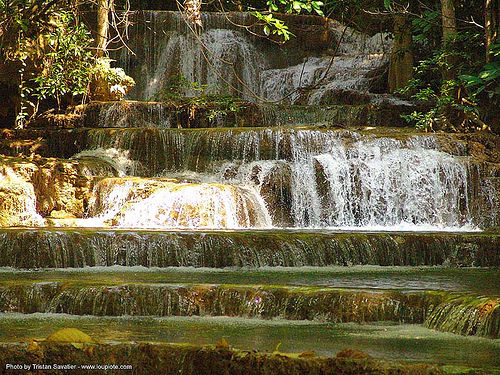 waterfall with multiple steps - national park (thailand), cascade, falls, thailand, waterfall