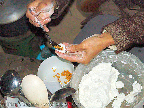 woman preparing local dessert - vietnam, bảo lạc, dessert, dumplings, food, hill tribes, indigenous, peanuts
