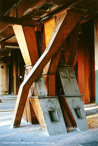 wood piping - grands moulins de paris, industrial mill, trespassing, wood