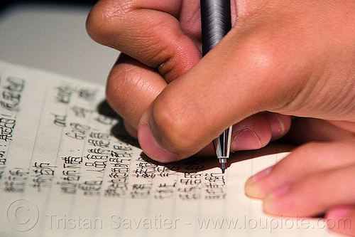 writing in chinese, chinese characters, chinese writing, close-up, hand writing, hanzi, logographs, paper, pen, pencil, sinographs