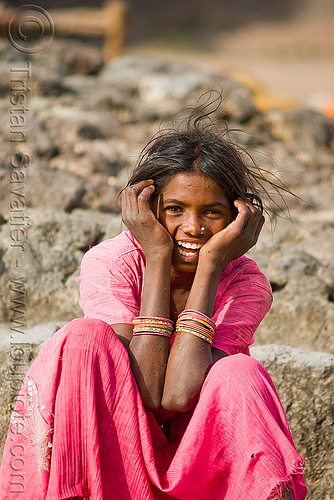 young girl - mandu (india), girl, mandav, mandu