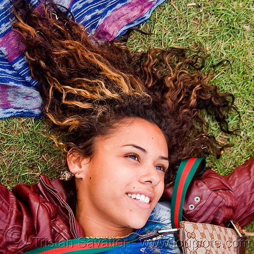 young woman from nicaragua - nicol cruz, bluegrass, golden gate park, grass, hardly, lawn, nicol cruz, nicolette, passion, strictly, woman