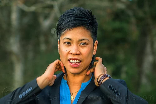 don't mess with this chinese girl - jenn, chinese woman, jenn, short hair