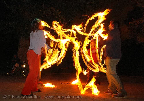 fire jugglers (san francisco), burning, fire clubs, fire jugglers, juggling clubs, night