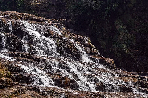 mawlynnong waterfall - east khas hills (india), cascade, east khasi hills, falls, mawlynnong waterfall, meghalaya, river, rock