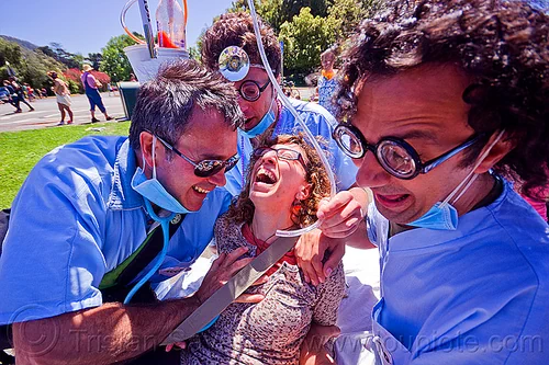 medics treating patient, bay to breakers, breast exam, ciccio, doctors, footrace, golden gate park, intravenous, iv, medics, men, paramedics, patient, street party, stretcher, woman