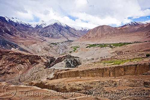 shyok valley - near nubra valley - ladakh (india), ladakh, landscape, mountains, nubra valley, shyok valley