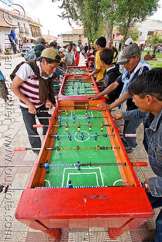 table football - fussball - baby-foot, baby-foot, bolivia, foosball, fussball, playing, table football, tarabuco