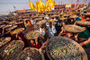 Clay Shiva Lingams Ceremony at Kumbh Mela