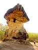 mushroom rock - ho nang usa - หอนางอุสา, balancing rock, boulder, erosion, ho nang usa, mushroom rock, rock formations, sandstone, thailand, woman, หอนางอุสา, อุทยานประวัติศาสตร์ภูพระบาท