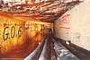 catacombes de paris - catacombs of paris (off-limit area) - G.O. (gestapo des ondes), avenue d'orleans, cave, clandestines, g.o., gestapo des ondes, illegal, paris, trespassing, tunnel, underground quarry, vanishing point