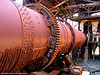 rotary kiln in mercury smelter (new idria), cinnabar smelter, girth gear, mercury pollution, rotary furnace, rotary kiln, rusty, trespassing