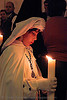 hermandad de monte-sión - semana santa en sevilla, candles, child, easter, hermandad de monte-sión, kid, nazarenos, night, semana santa, sevilla