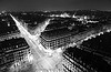 Paris at night - aerial photos