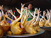 chicken with feet up - poultry market (vietnam), chicken feet, chicken legs, chickens, merchant, poultry, vendor, vietnam