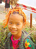 tribe girl carrying grass - vietnam, child, colorful, hill tribes, indigenous, kid, little girl, ma pi leng pass, mã pí lèng pass, vietnam